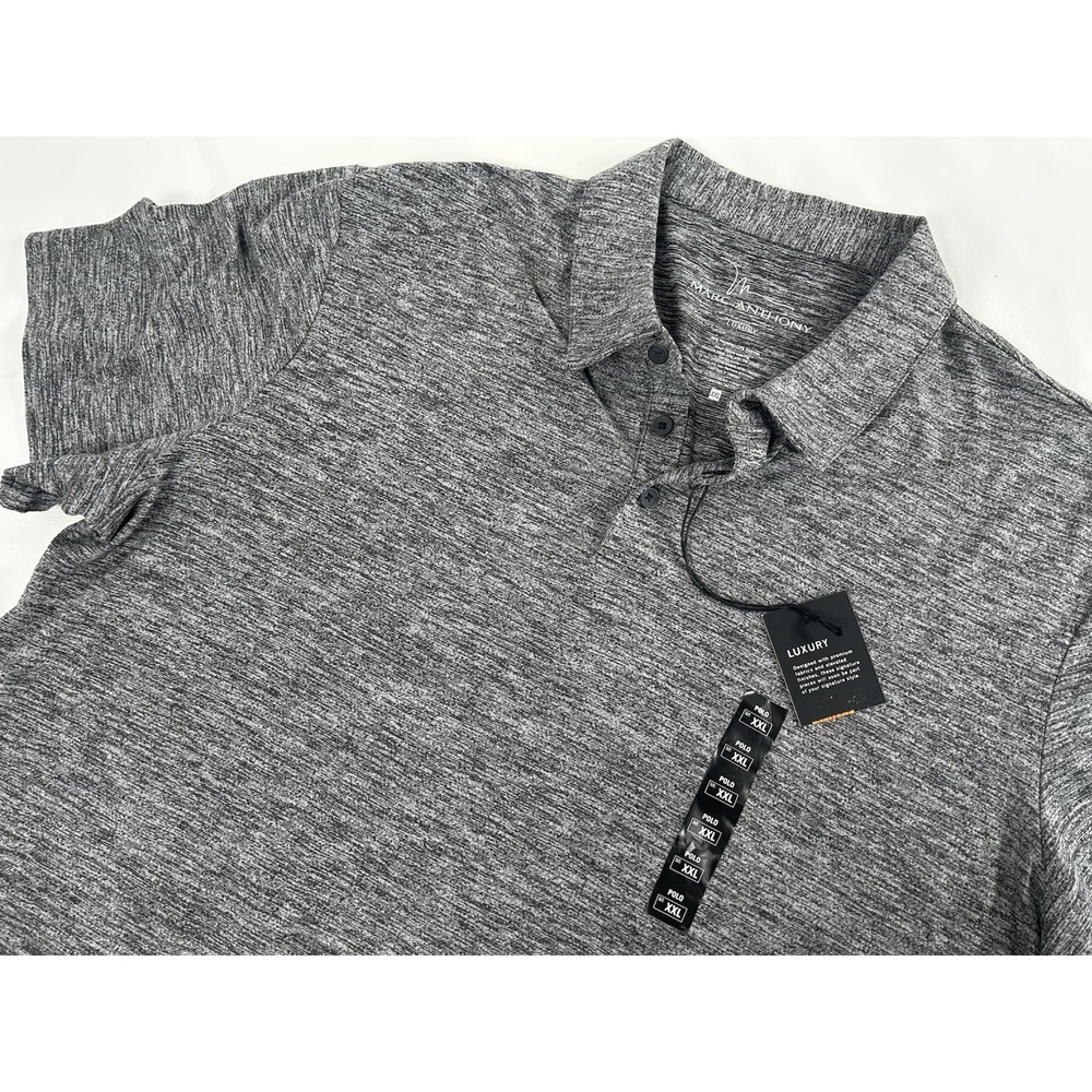 NWT Marc Anthony Luxury Soft Polo Shirt Men's 2XL Short Sleeve XXL
